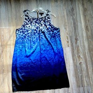 Dana Buchman Leopard print sleeveless dress